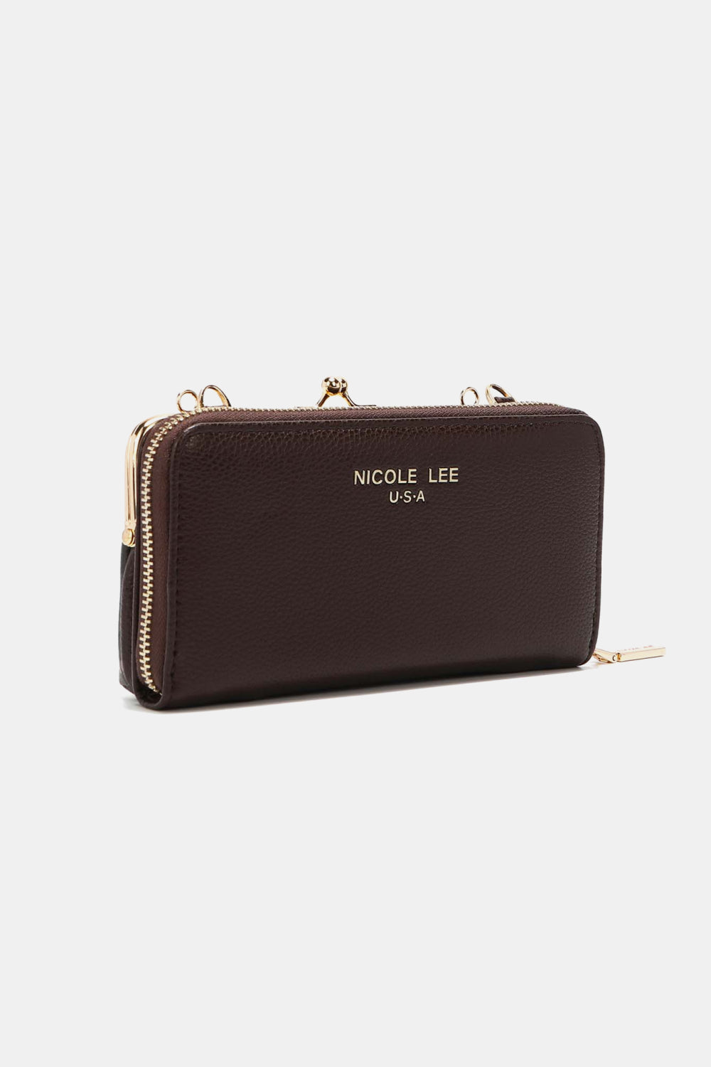 Nicole Lee USA Signature Kiss Lock Crossbody Wallet - Cowtown Bling N Things
