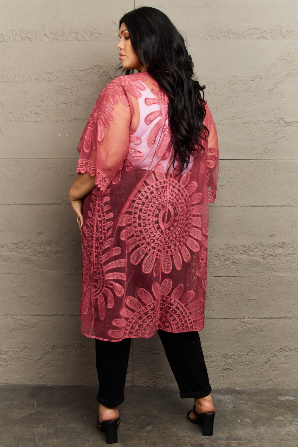 Justin Taylor Legacy Lace Duster Kimono - Cowtown Bling N Things