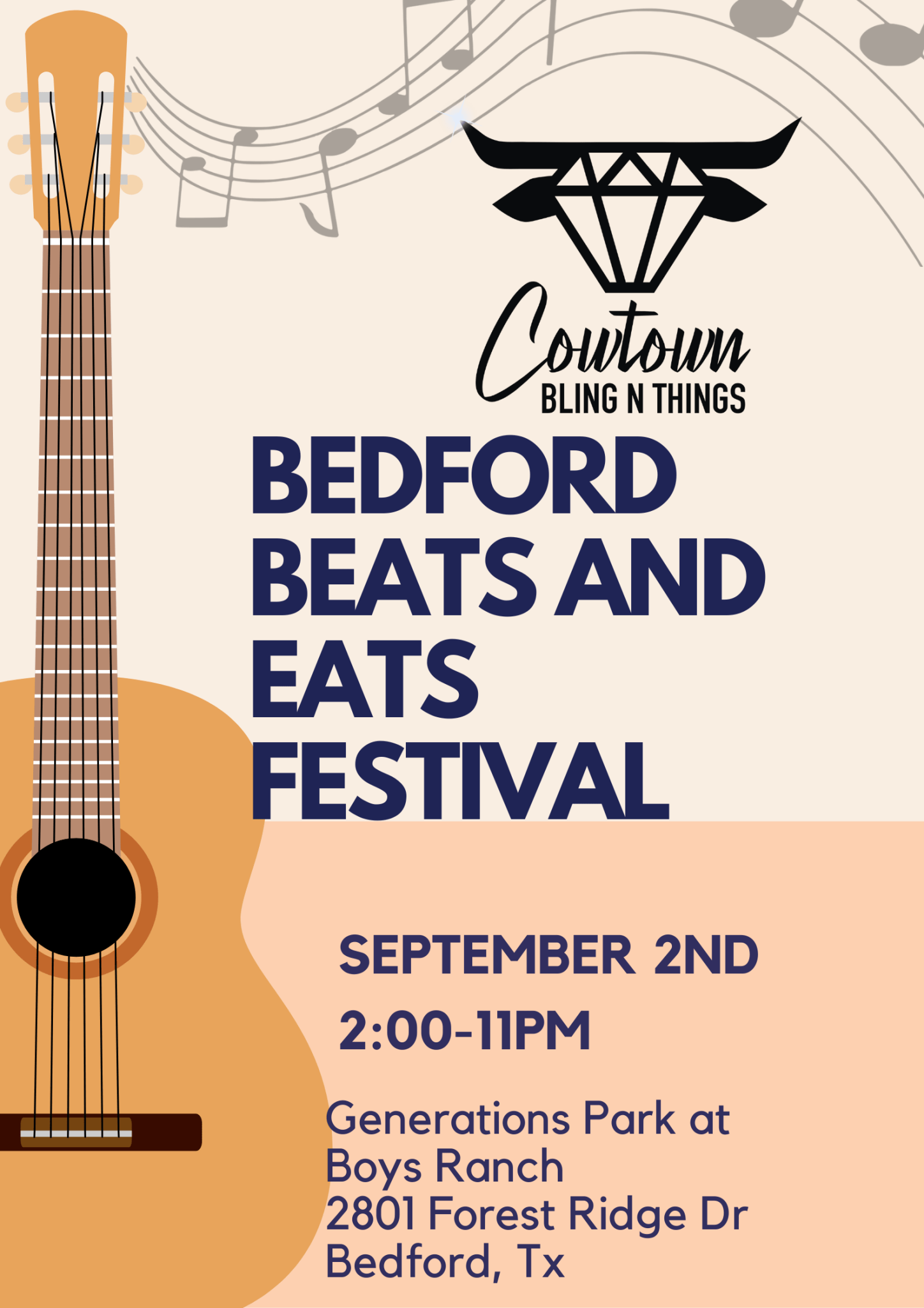 Bedford Beats and Eats Festival - Cowtown Bling N Things