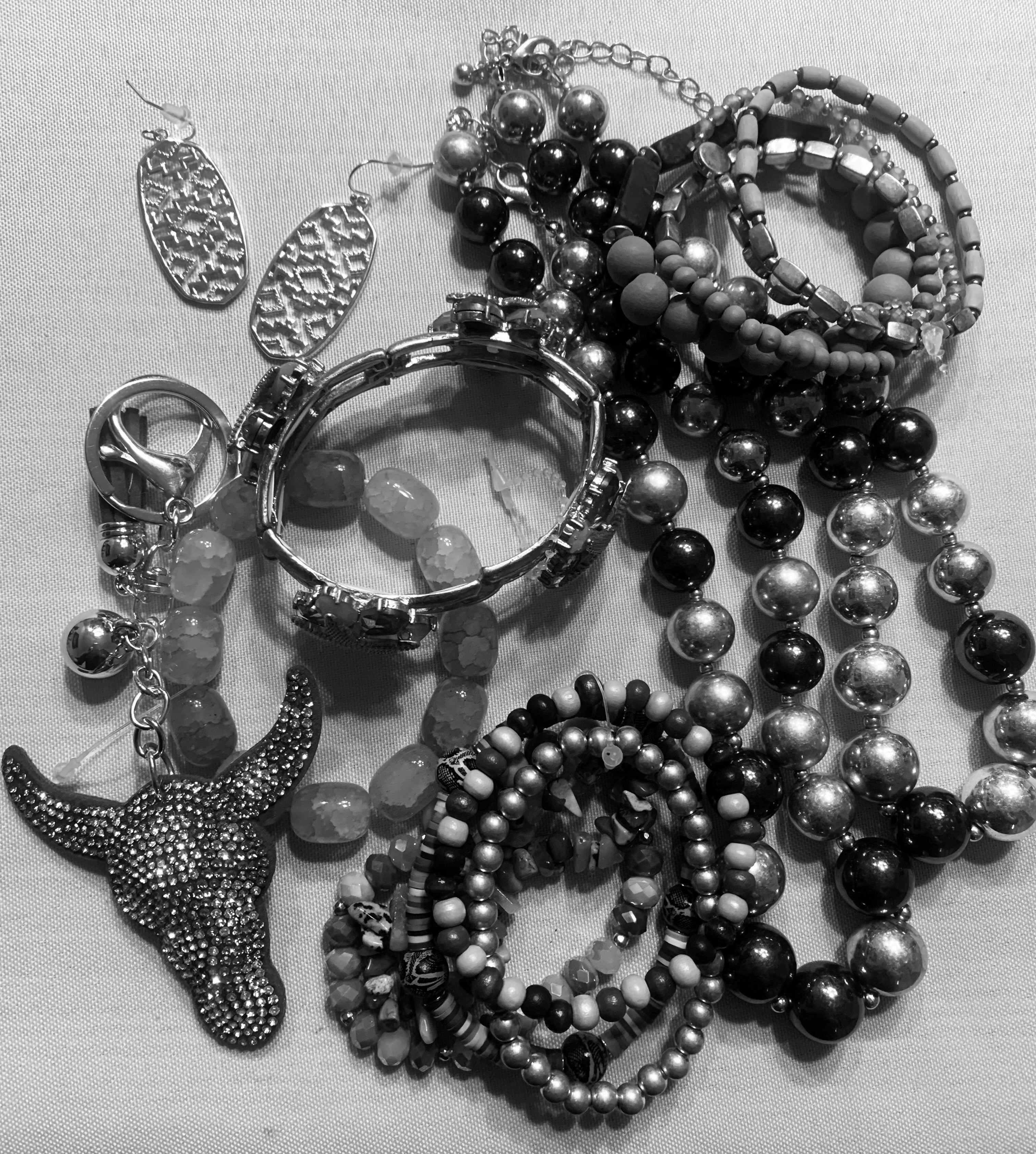 an array of jewelry