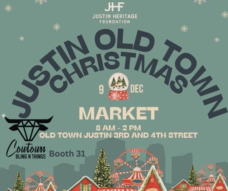 Justin Old Town Christmas - Cowtown Bling N Things