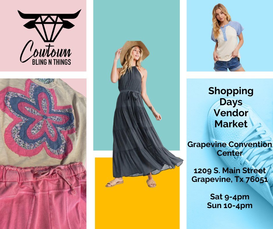 Shopping Days Vendor Market- Grapevine - Cowtown Bling N Things
