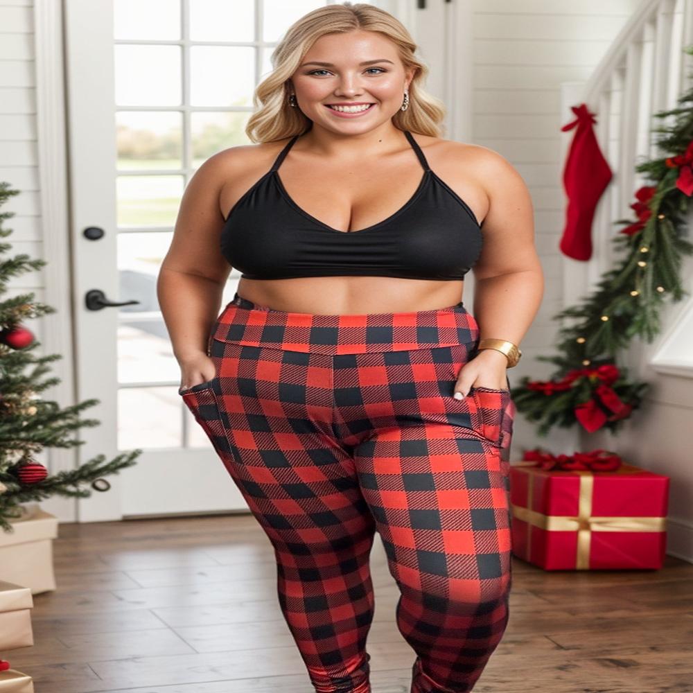 Classically Stylish - Plaid Leggings