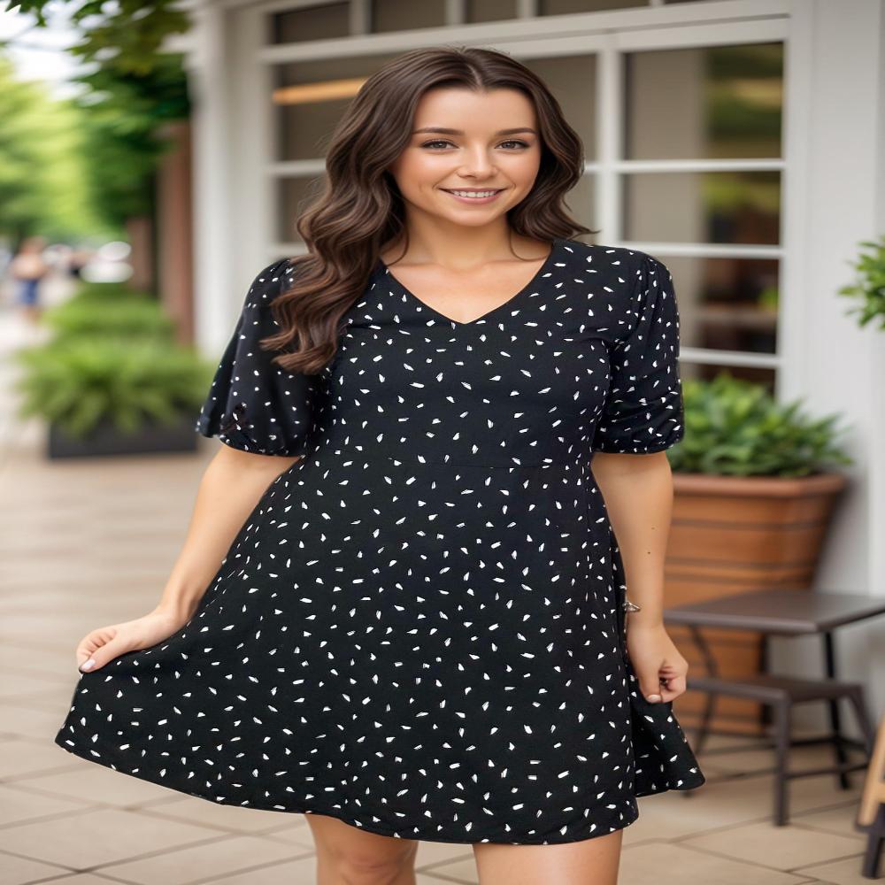 Flirty Ava - Black Dress