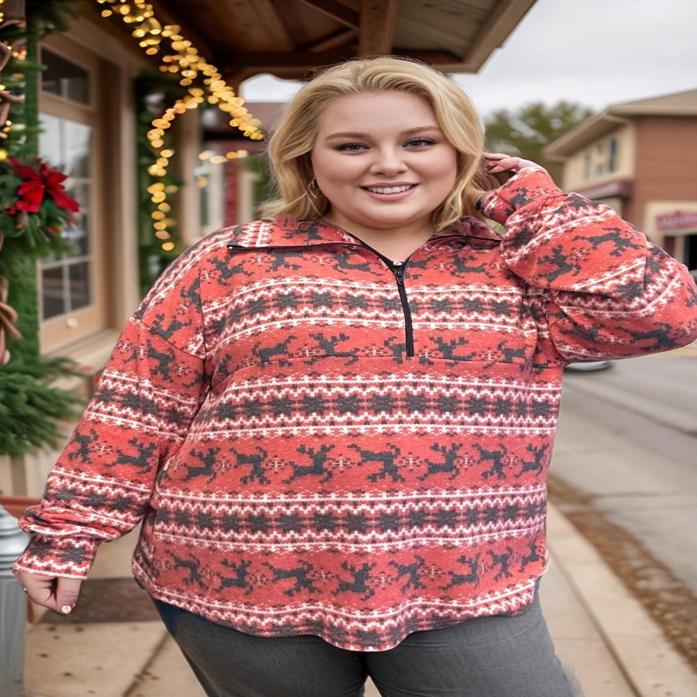 Holiday Fleece Pullover