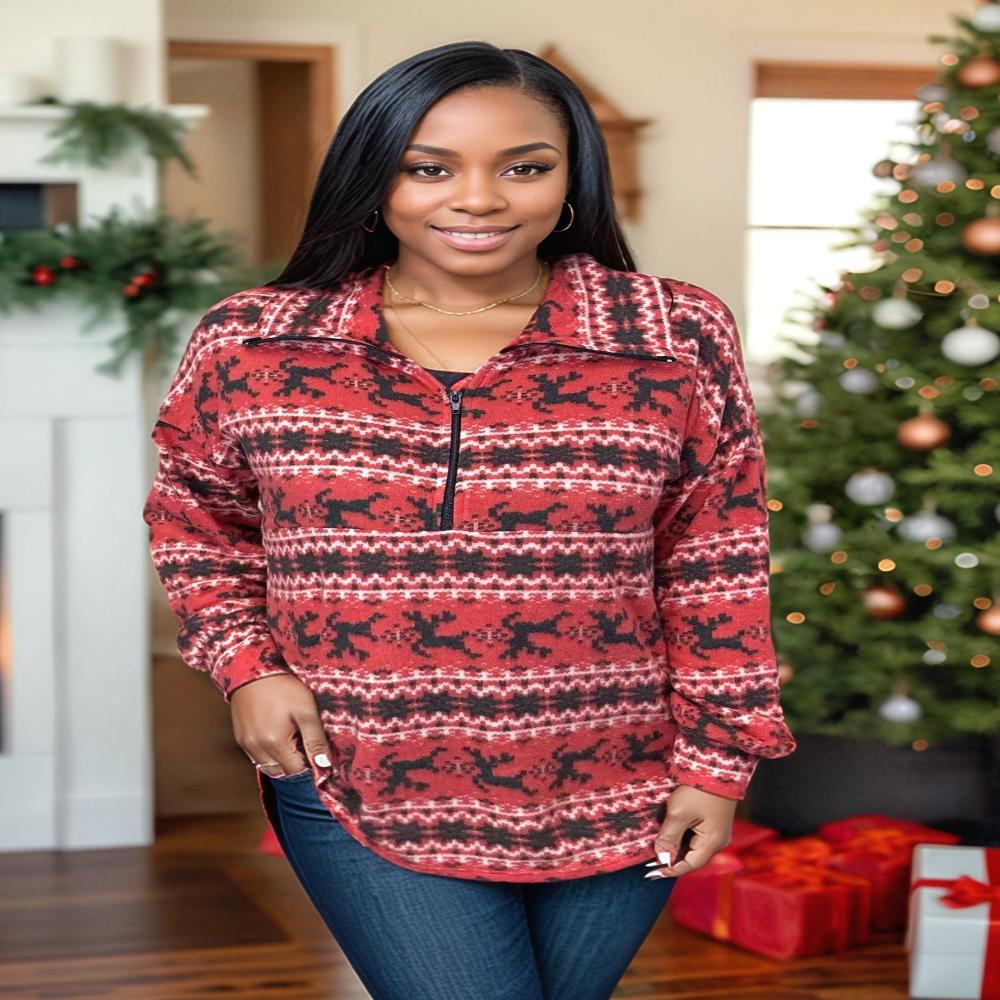 Holiday Fleece Pullover