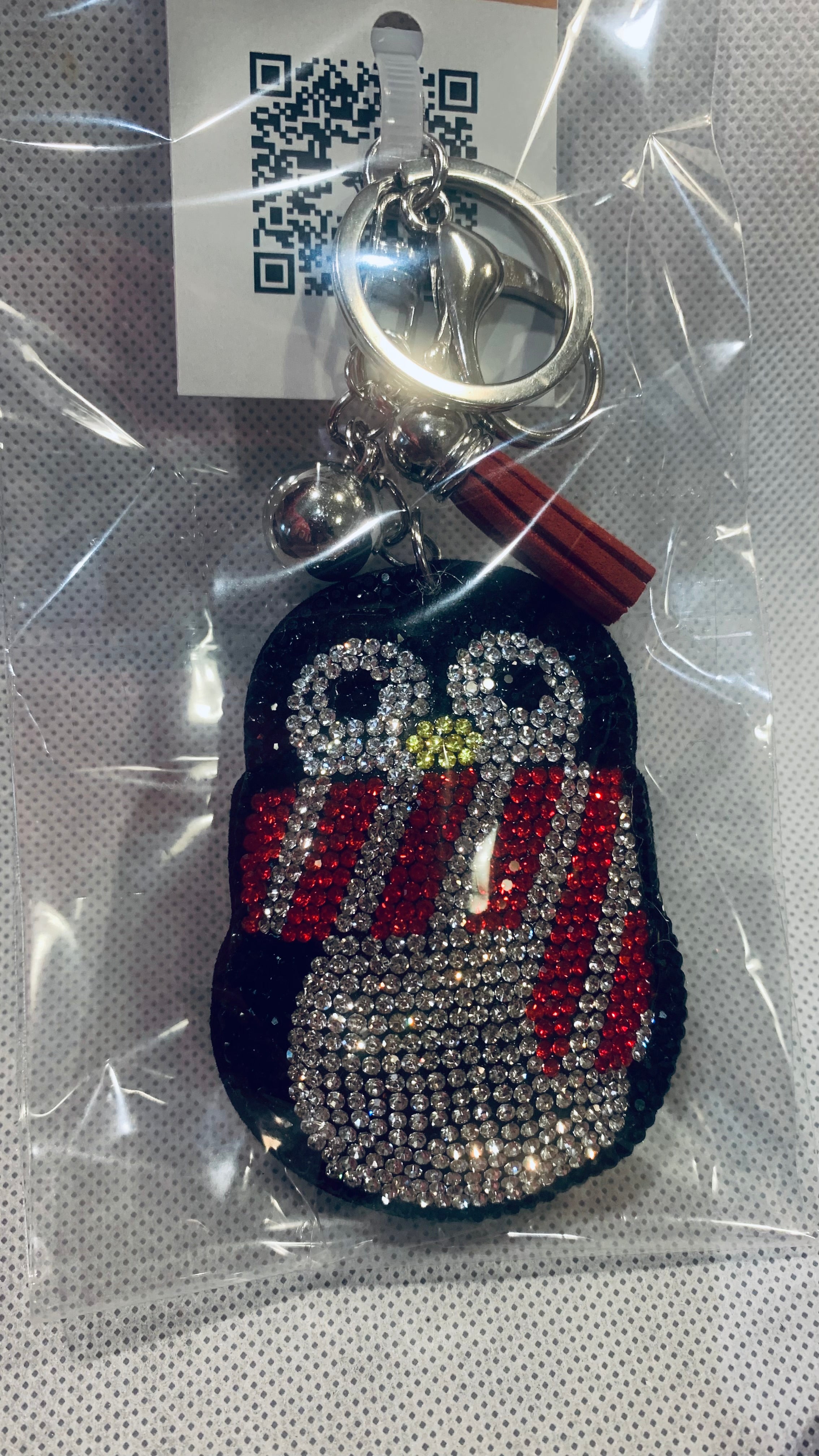 Plush Sequin Christmas Penguin Keychain - Cowtown Bling N Things