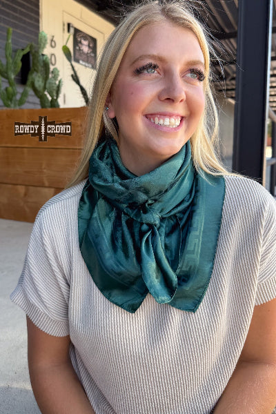 🧣 Tulsa Tooled Wild Rag – Western Bandana Scarf | Rowdy Crowd Clothing