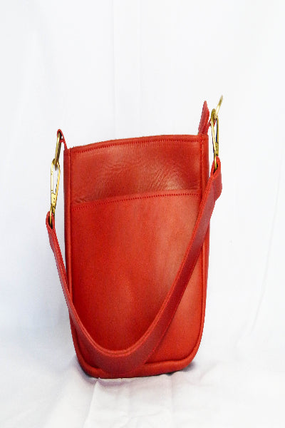 Madeline Parks |Jessica Leather Purse | Cherry