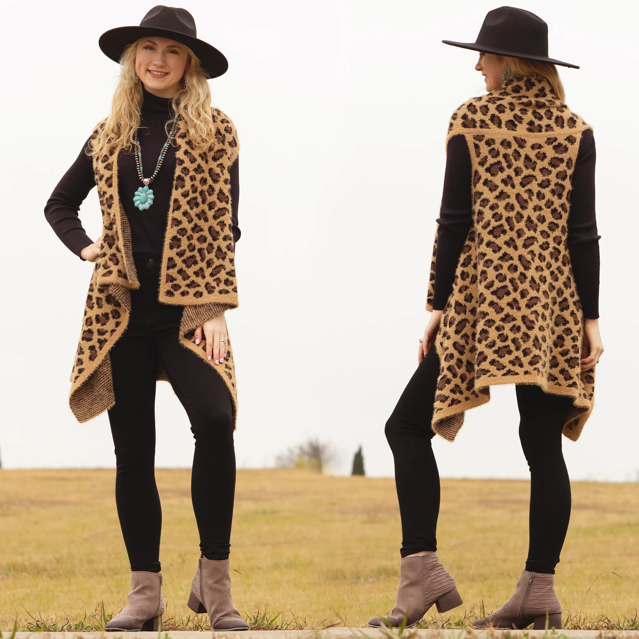 Leopard Vest - Cowtown Bling N Things