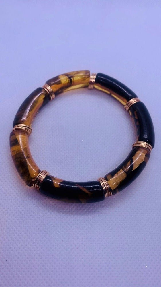 Acrylic Stretch Bracelet - Cowtown Bling N Things