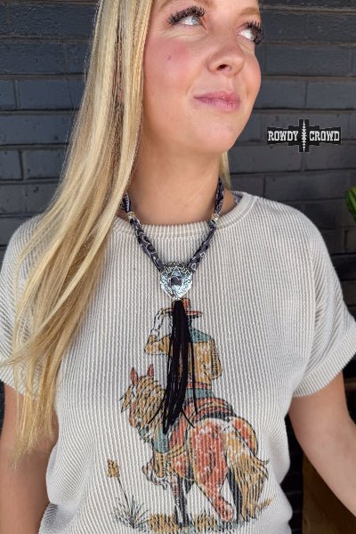 🪶 Arrowhead River Necklace – Western Statement Jewelry | Cowtown Bling N Things - Cowtown Bling N Things