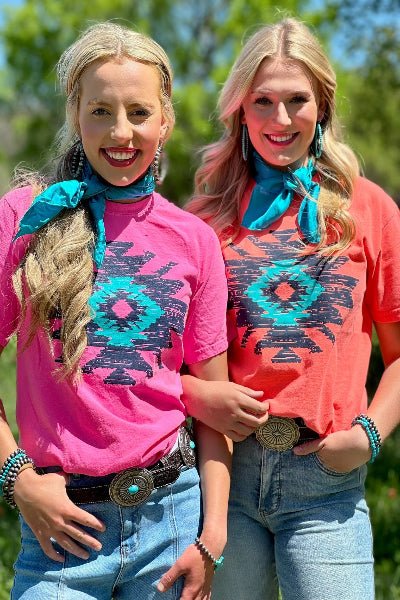 Ashley Aztec Tee - Cowtown Bling N Things