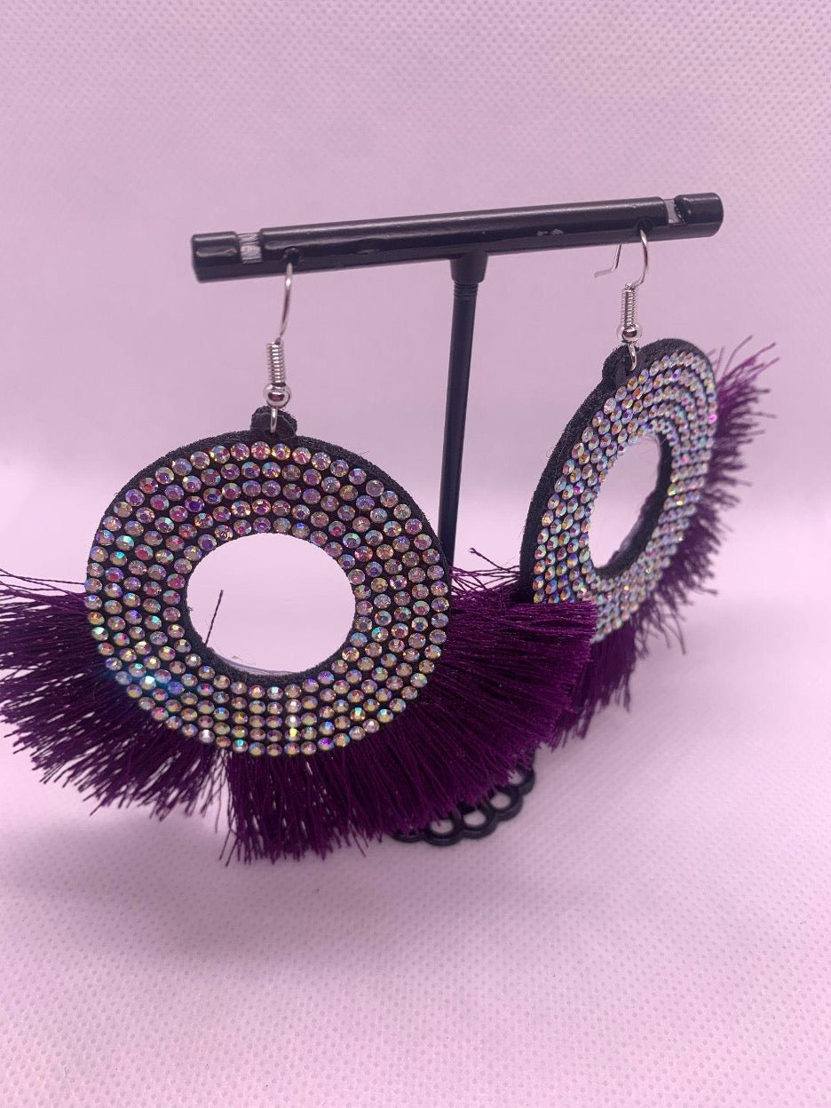 Aura Boreialis Dangle Earrings - Cowtown Bling N Things