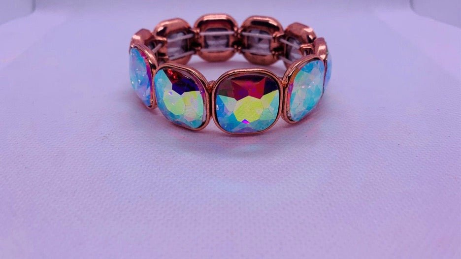 “Blingy” Rhinestone Stretch Bracelet - Cowtown Bling N Things