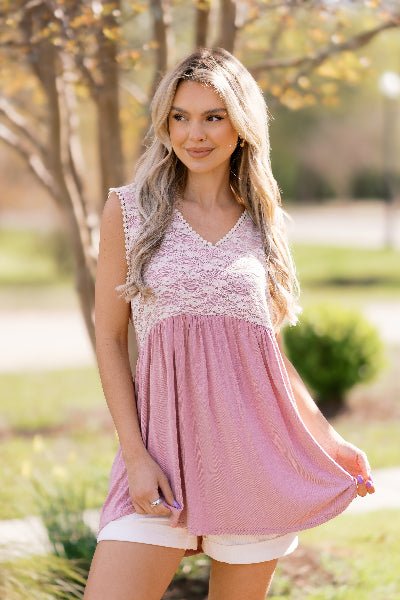 Blushing Beauty Top – Mauve 💕✨ - Cowtown Bling N Things