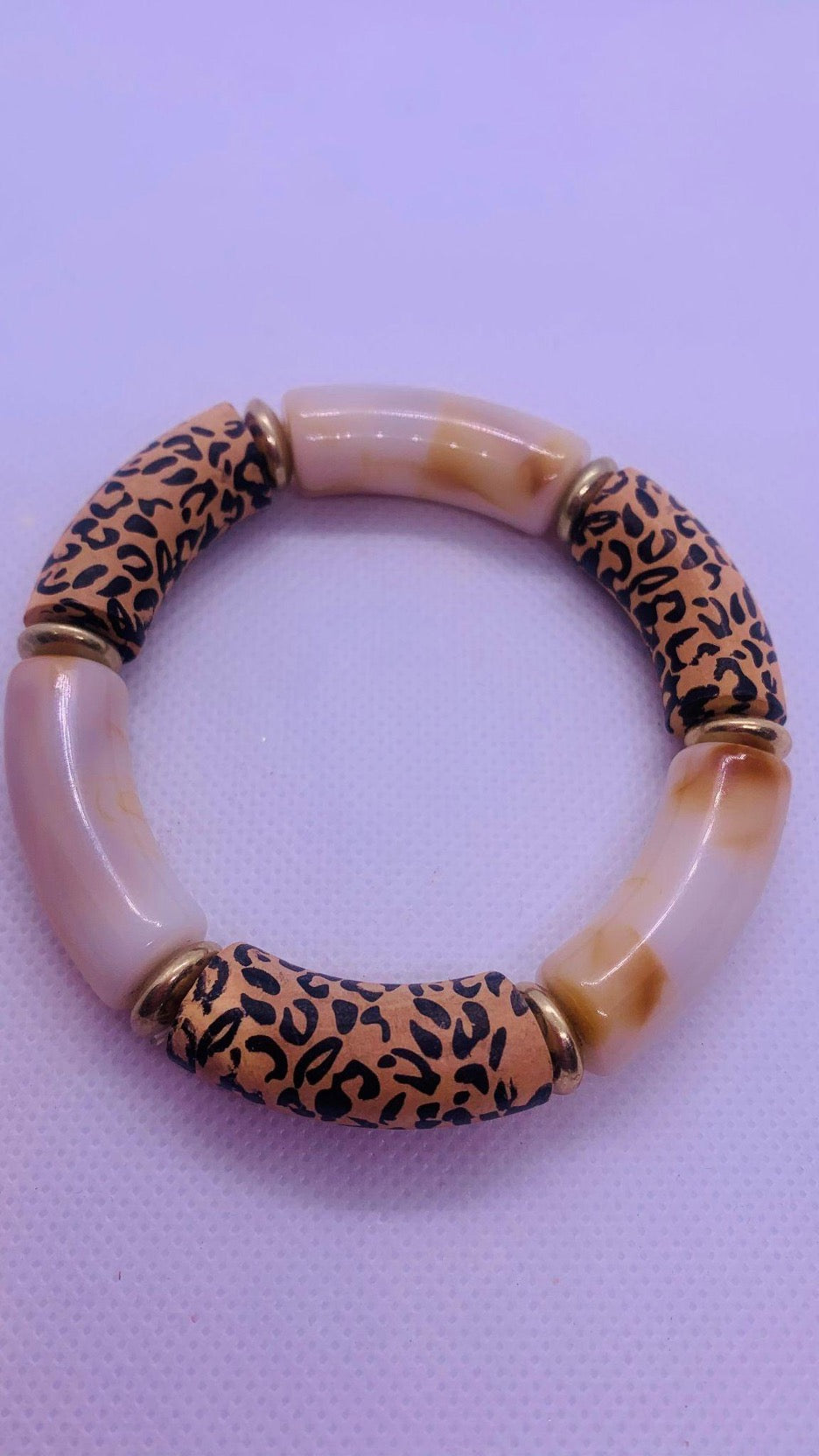 Leopard Stretch Bracelet - Cowtown Bling N Things