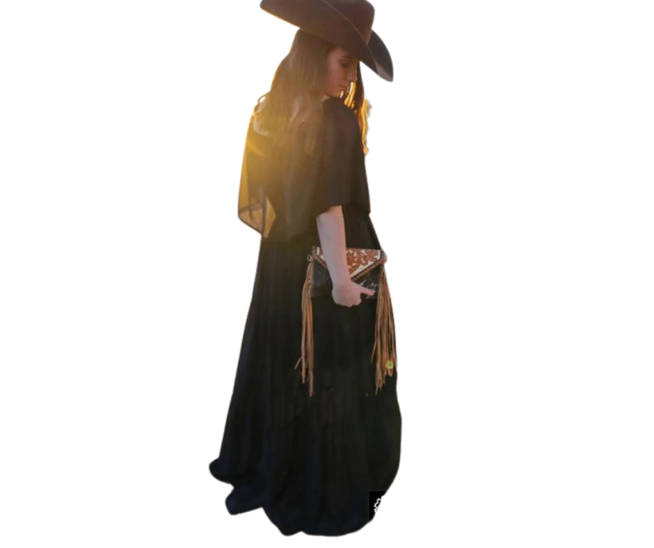 Breezy Off The Shoulders Maxi Dress - Cowtown Bling N Things