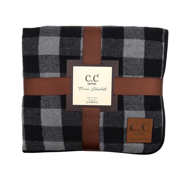 Buffalo Throw Blanket - C.C brand - Cowtown Bling N Things