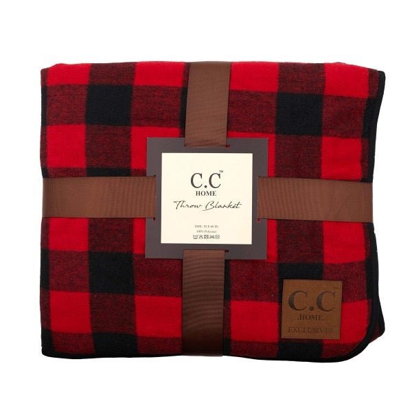 Buffalo Throw Blanket - C.C brand - Cowtown Bling N Things