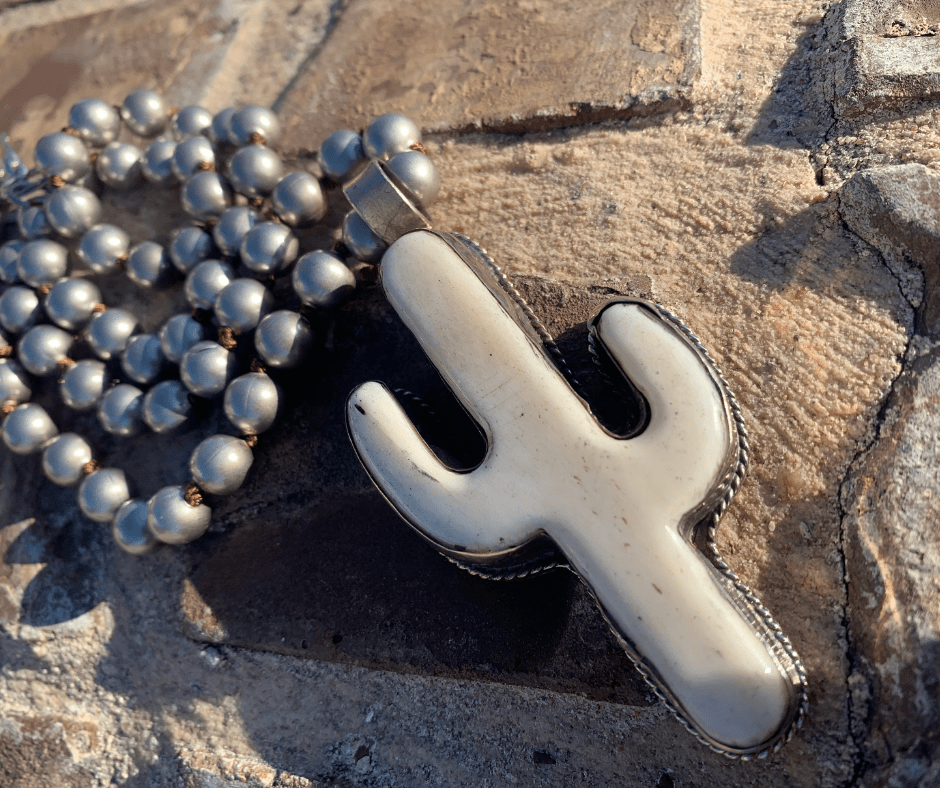 Cactus Necklace - Cowtown Bling N Things