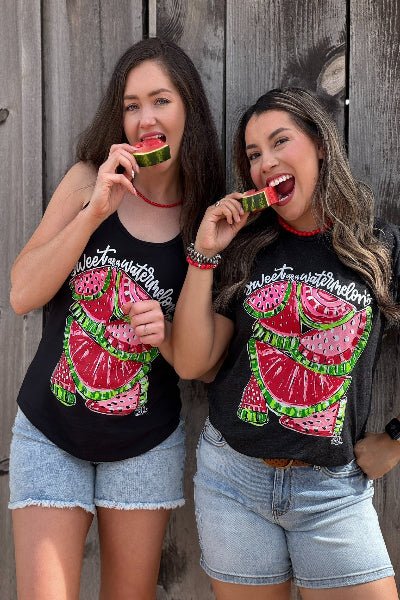 Callie Ann Stelter Sweet as a Watermelon Tee or Tank - Cowtown Bling N Things