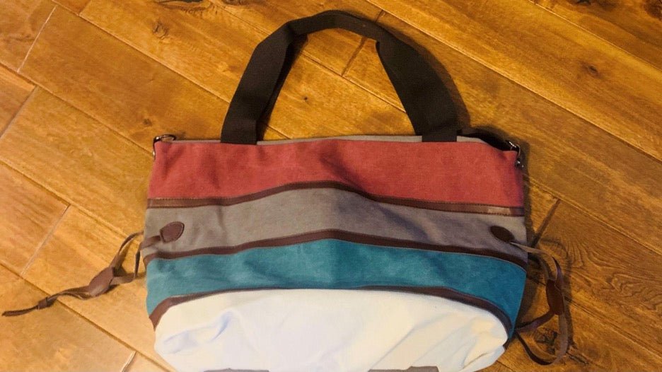 Canvas Multi - Color Bag - Cowtown Bling N Things