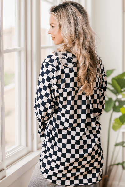 Checkmate Babe Top - Cowtown Bling N Things