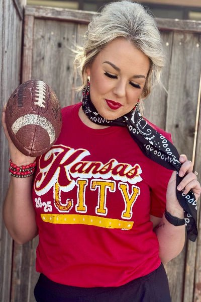 Chiefs Vintage Football Sweatshirt | Texas True Threads | Cowtown Bling N Things - Cowtown Bling N Things