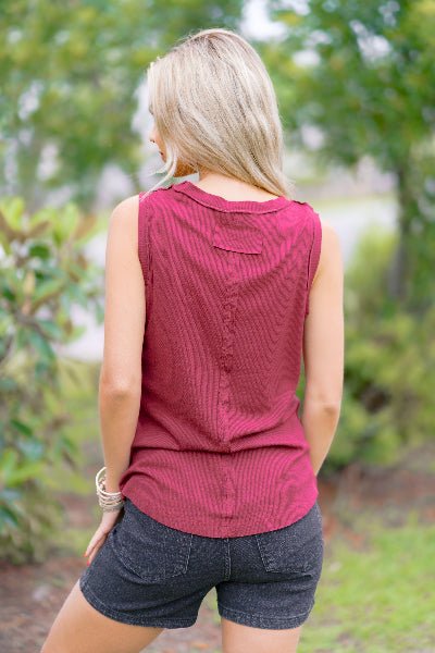 Coastal Vines Tank - Cowtown Bling N Things