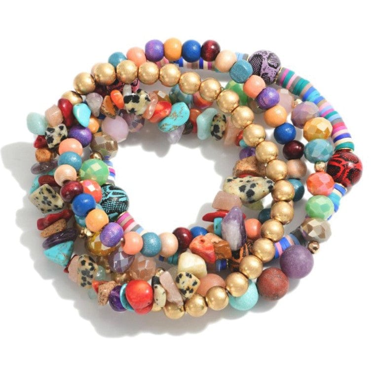 Colorful Bracelet Stack - Cowtown Bling N Things