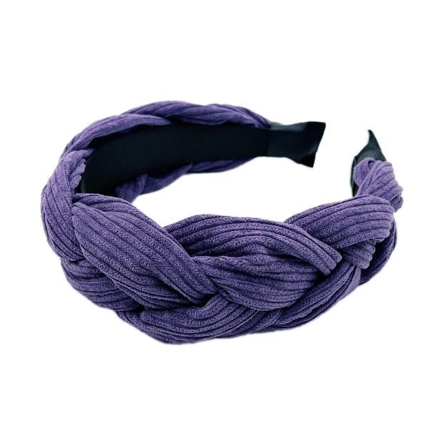 Corduroy Chunky Braided Headband - Cowtown Bling N Things