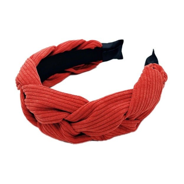 Corduroy Chunky Braided Headband - Cowtown Bling N Things