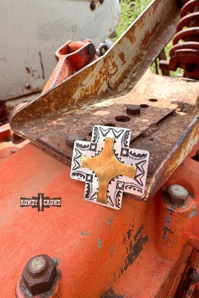 Cow Boss Scarf Slide – Rowdy Crowd Clothing | Western Boutique Accessory | Cowtown Bling N Things - Cowtown Bling N Things