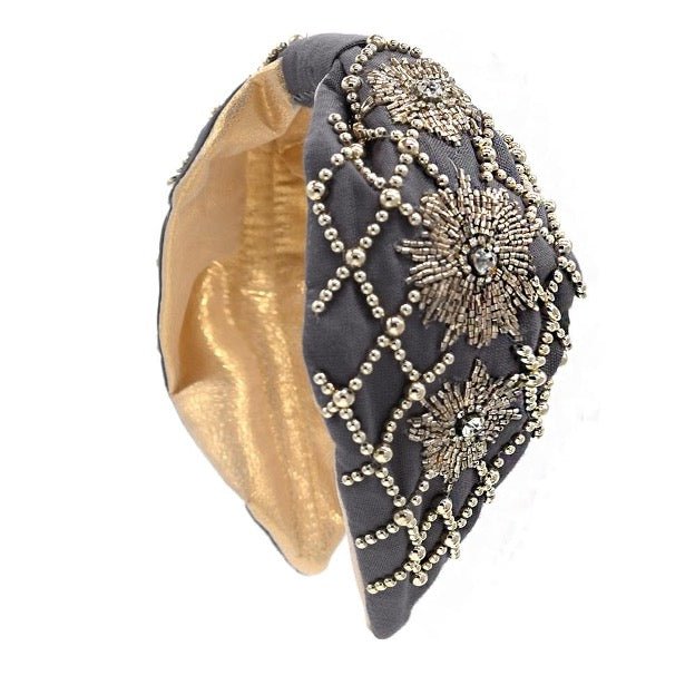 Criss - Cross Floral Headband - Cowtown Bling N Things