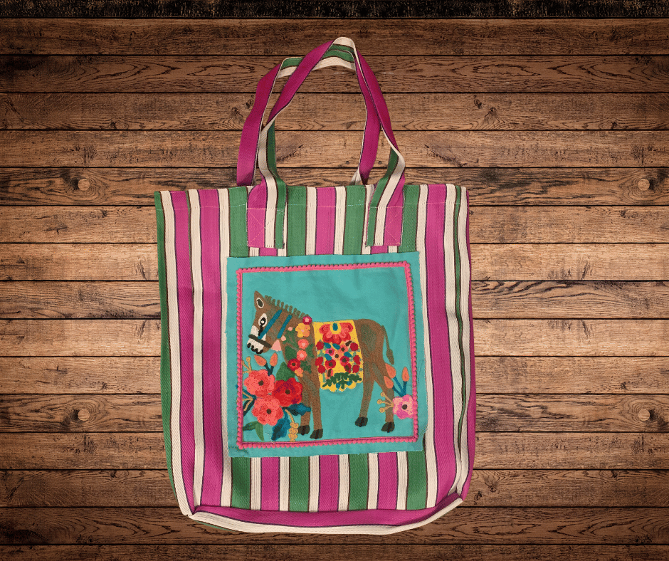 Donkey Mesh Recycled Bag - Cowtown Bling N Things