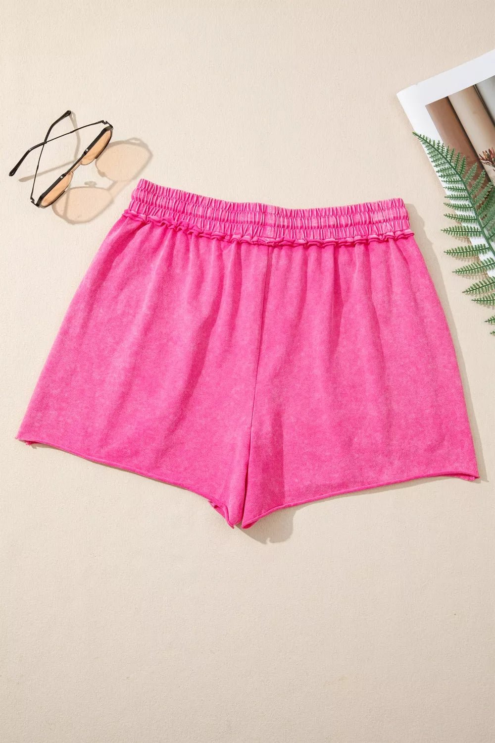 Drawstring Shorts with Pockets - Cowtown Bling N Things