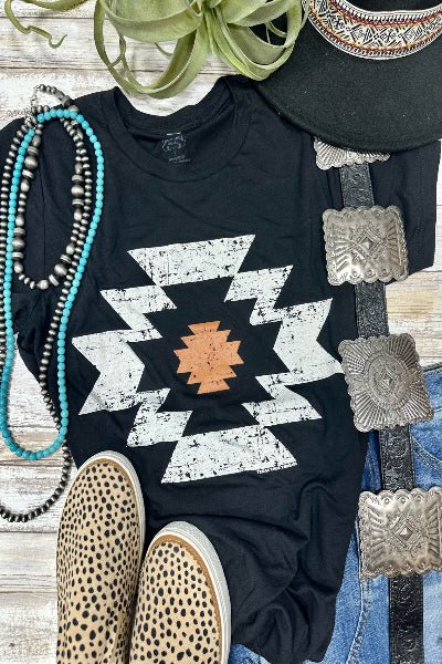 Durango Aztec Crew Tee - Cowtown Bling N Things