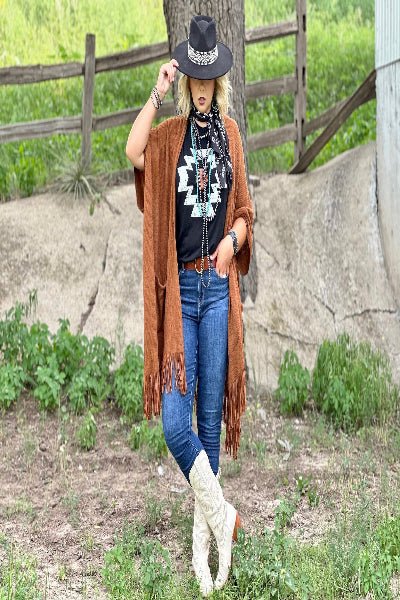 Durango Aztec Crew Tee - Cowtown Bling N Things