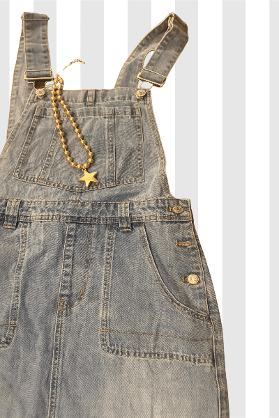 EE:Some Denim Midi Overall Dress - Cowtown Bling N Things