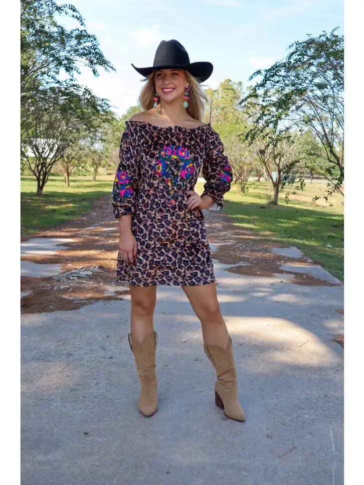Embroidery Bell Sleeve Tunic - Cowtown Bling N Things