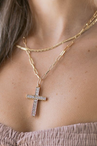 Faith & Grace Layered Necklace – Elegance with a Divine Touch - Cowtown Bling N Things