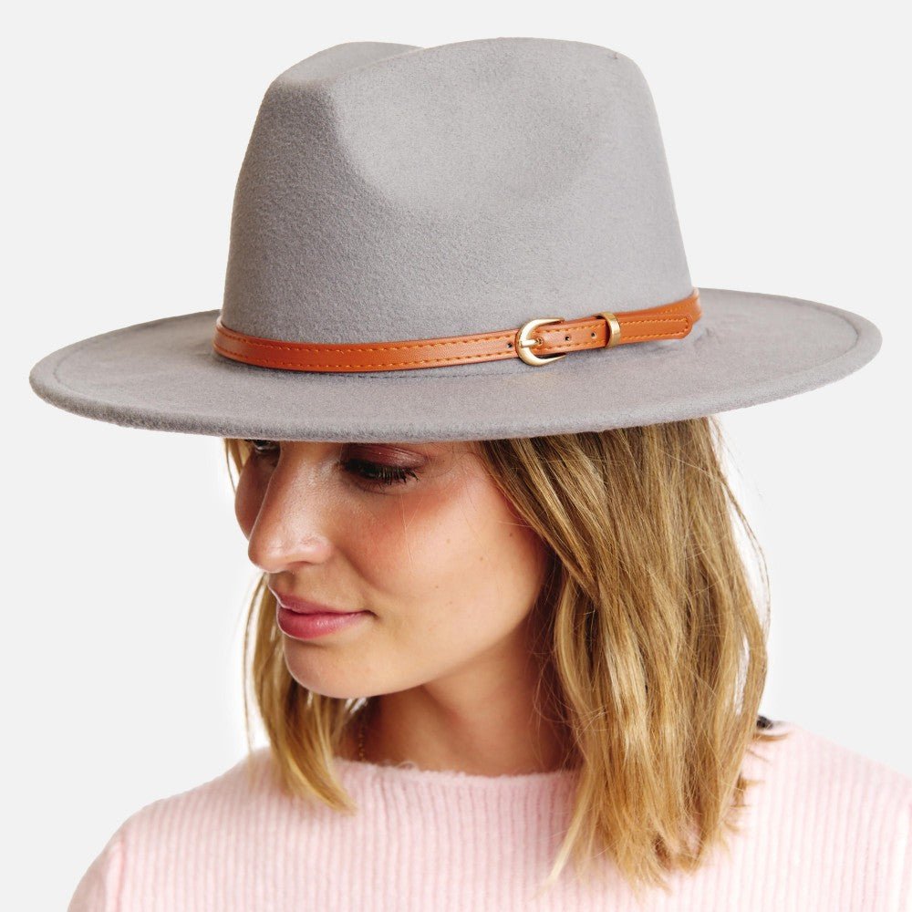 Felt Wide Brim Hat - Cowtown Bling N Things