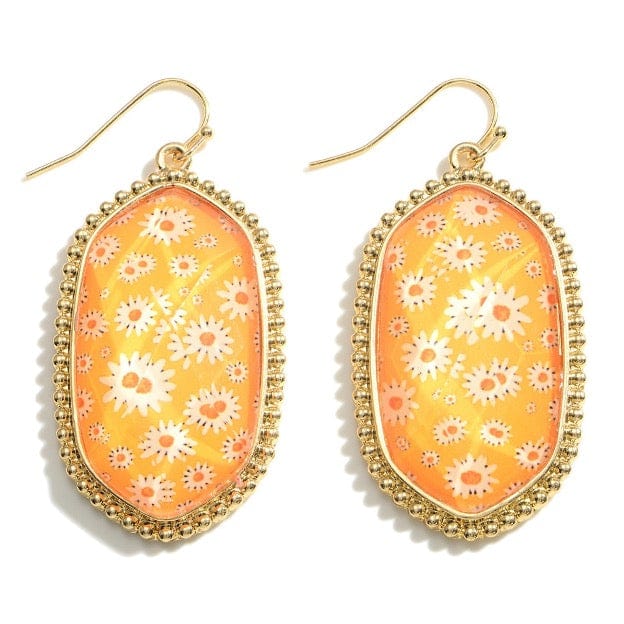 Floral Drop Earrings. - Cowtown Bling N Things