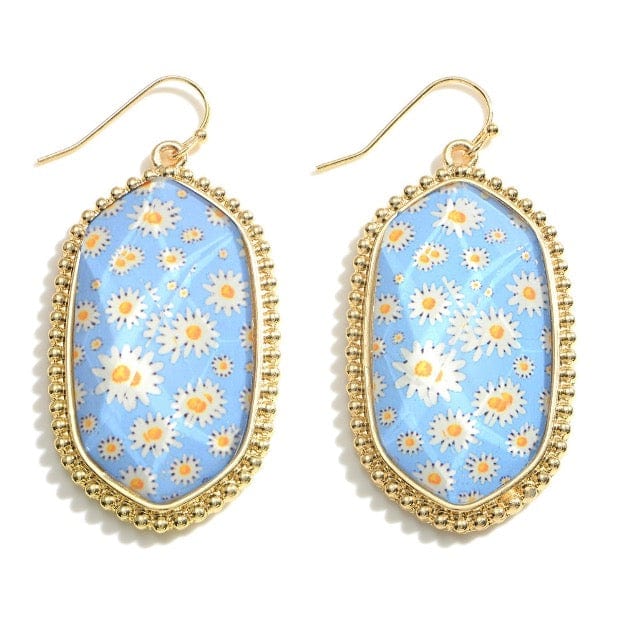 Floral Drop Earrings. - Cowtown Bling N Things