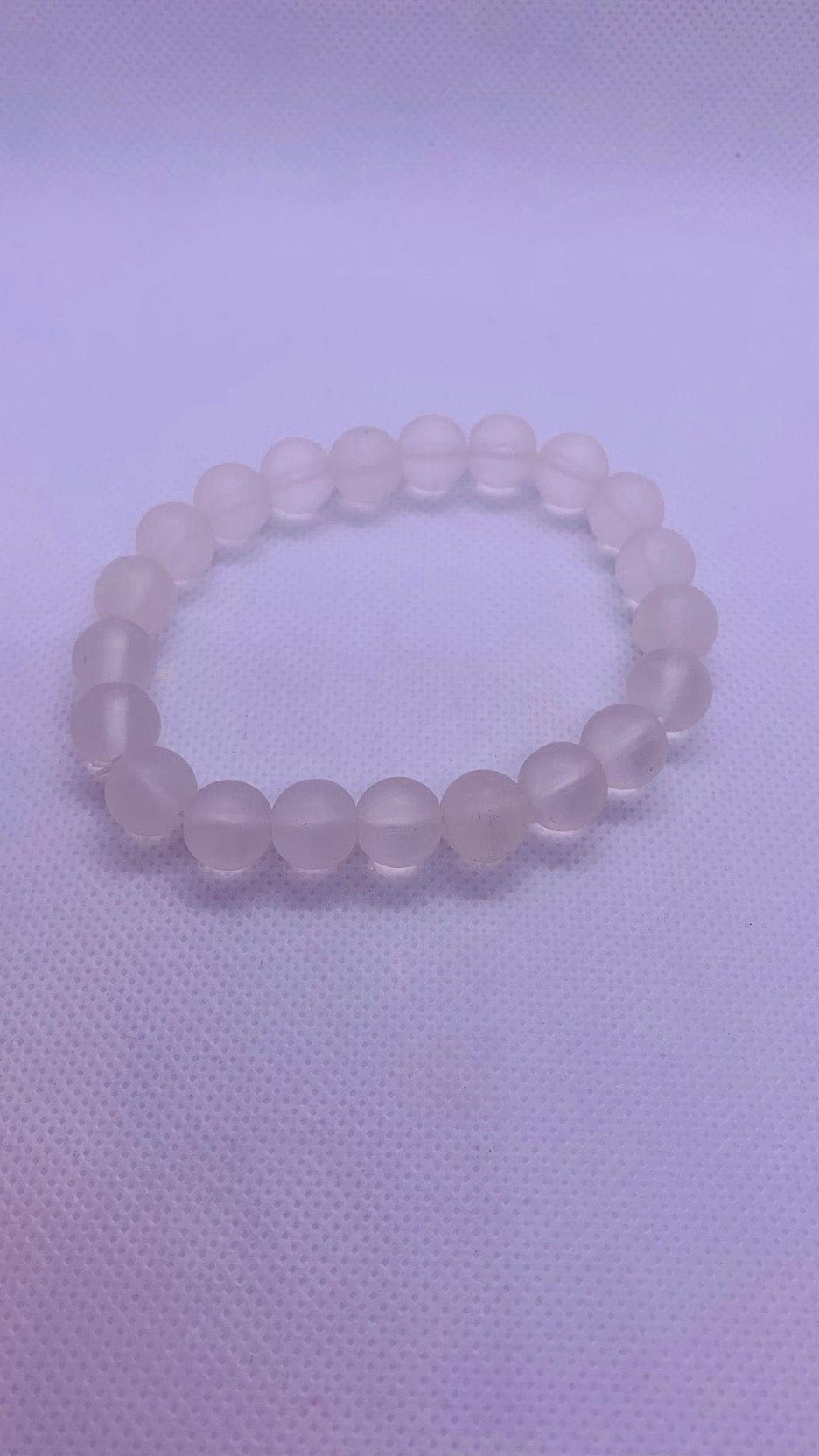 Frosted Bead Stretch Bracelets - Cowtown Bling N Things