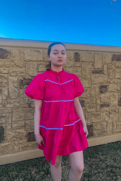 GeeGee | Guatemala| Dress | Fuchsia/White | S - L - Cowtown Bling N Things