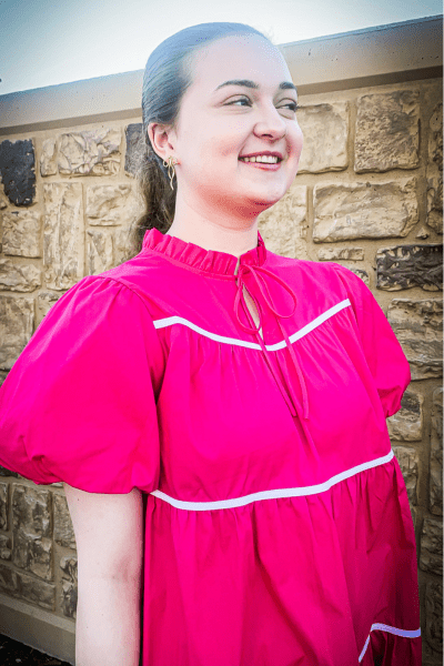 GeeGee | Guatemala| Dress | Fuchsia/White | S - L - Cowtown Bling N Things