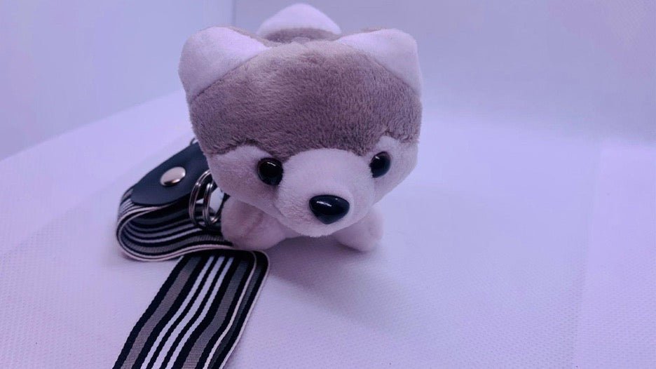Husky Plush Keychain - Cowtown Bling N Things
