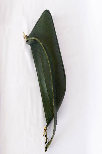Jessica Leather Purse In Hunter Green – Madeline Parks Collection - Cowtown Bling N Things